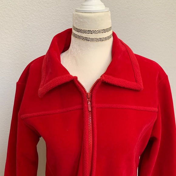 New Funwear Factory Bright Red Zipper Jacket M - Picture 7 of 7